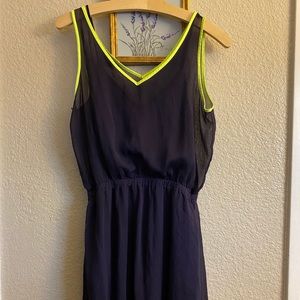 Express tank dress in plum color